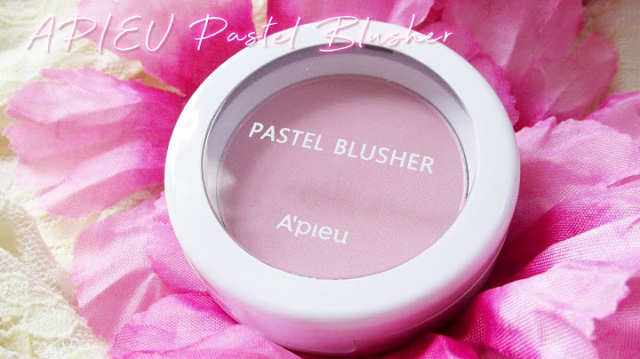 Review phấn má apieu pastel blusher