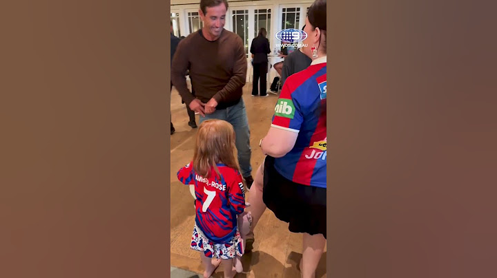 Knights fan show Joey her tattoos of... JOEY! ✒️😄 #9WWOS #NRL