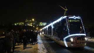 Jízda vánočními tramvajemi - Praha, 02.12.2023