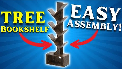 HOW TO ASSEMBLE the Yoobure Tree Bookshelf (Unboxing, Review, Tips and Tricks!)