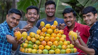 RAS PURI | Aamras | Fresh Mango Juice With Puri Recipe | Village Rasoi