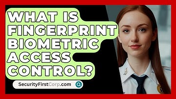 What Is Fingerprint Biometric Access Control? - SecurityFirstCorp.com