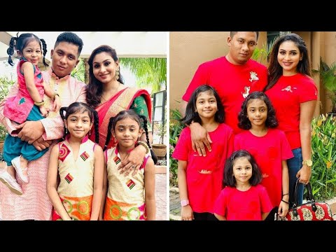 Bigg Boss 5 Contestant Naidia chang with 3 kids and Husband 