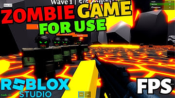 Zombie Wave FPS Game - Roblox Studio - (FULL GAME FOR DOWNLOAD)