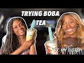 TRYING BOBA BUBBLE TEA FOR THE FIRST TIME| Try Something New Ep. 3