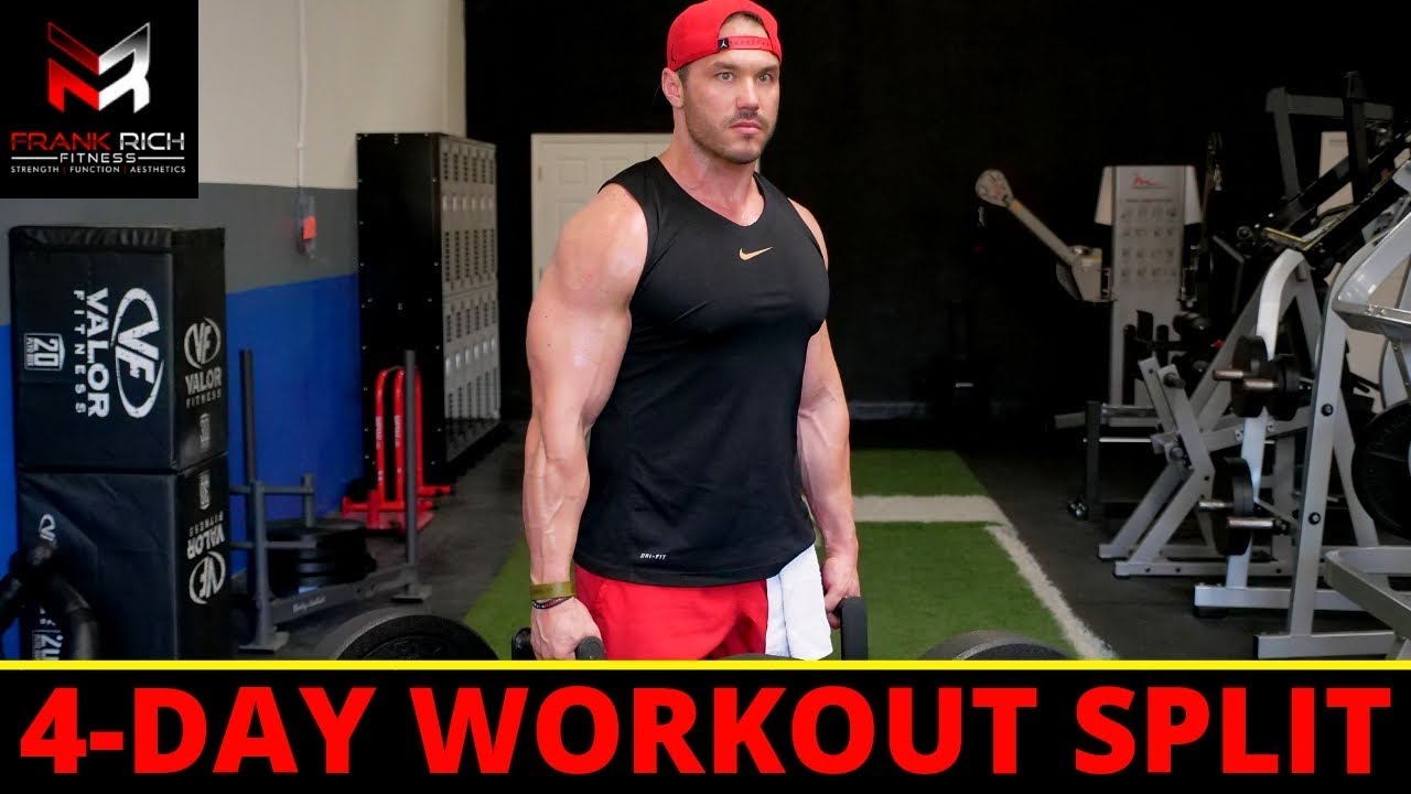 The Best 4 Day Workout Split For Building Muscle
