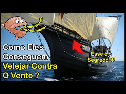 Vídeo: Como os veleiros vão contra o vento?