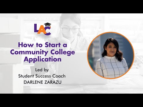 How to Start a California Community College Application