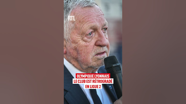 Olympique Lyonnais is relegated to Ligue 2