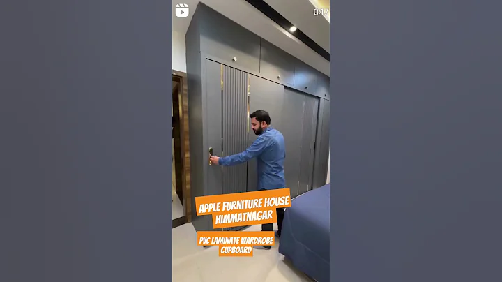 PVC laminate wardrobe cupboard