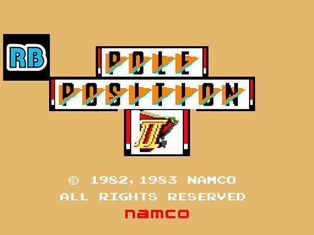 namco Pole Position II アーケードゲームパンフレットチラシ Pole Position II - Atari (Video Game, 1983) - Japan | The
