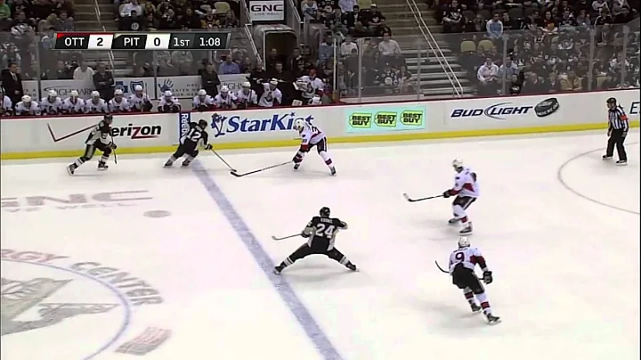 Matt Carkner pastes Richard Park