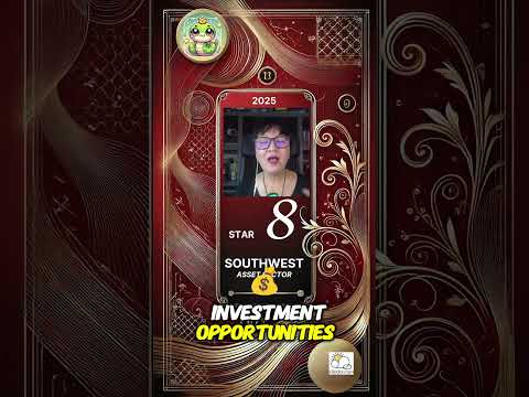 2025 Income Sector - Southwest (Star 8). #shorts, #fengshui, #2025fengshui, #2025flyingstars,