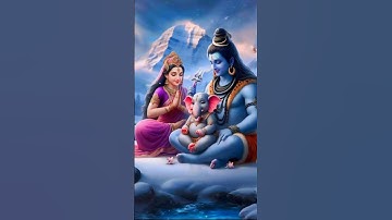 Shiv Parvati Ganesh New Cute Short #shiv #shorts #cute #viralshorts #trrndingshorts