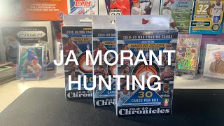 🔥HUNTING JA MORANT YOUNG DOLPH CARD - OPENING 3 HANGERS OF CHRONICLE 2020-2021 BASKETBALL 🔥