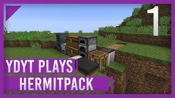 HermitPack - Ep. 1: The start of something awesome! | Minecraft 1.10.2 Modded Survival