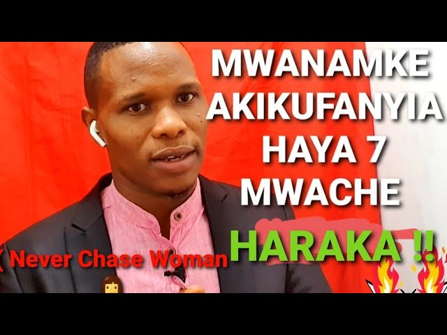 Mwanamke Akikufanyia Haya, MWACHE MARA MOJA!                         - Johaness John class=