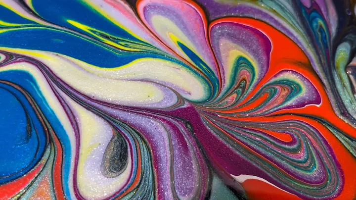 #850 I Love This Vibrant Unique Pour. See how I Cr...