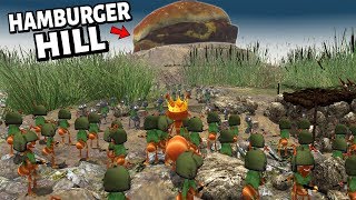 The Battle Of 'Hamburger Hill' | The ANT Colonies FIGHT for FOOD ! NEW ANT Battle Simulator screenshot 2