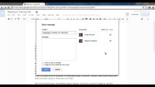 Google Documents: Email Collaborators