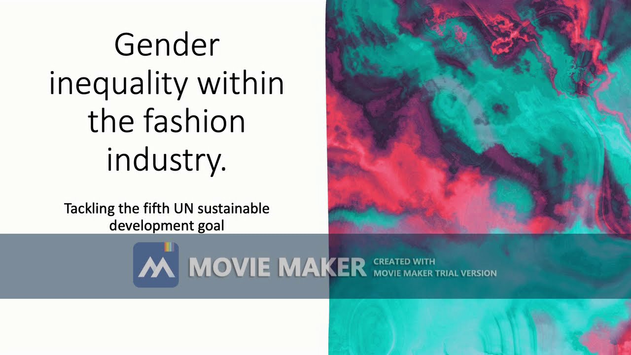 Addressing gender inequality within the fashion industry - YouTube