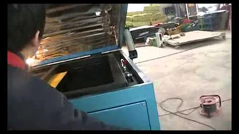 vacuum forming machine  testing video