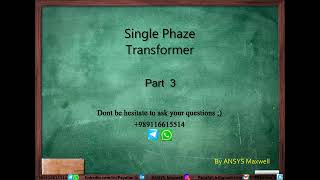 Ansys Maxwell tutorial | Single phase transformer simulation [3/3]