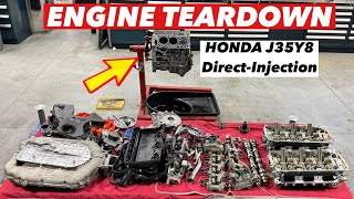 Acura Honda J35Y5 Direct Fuel Injection Engine // Full Teardown for Engine Knocks