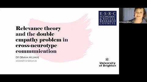 Relevance theory and the double empathy problem in cross-neurotype communication