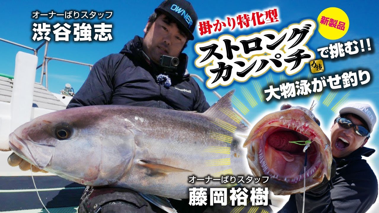 掛かり特化型ストロングカンパチで挑む大物泳がせ釣り　土佐清水