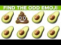Spot the odd AVOCADO emoji quiz game! #020 (Easy) Mp3 Song