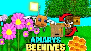 🐝 WHERE TO FIND BEEHIVES AND USE APIARY! (Collecting Honey) | @XREALM 🐼 screenshot 5