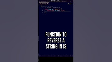 😮 Unique Function to Reverse a String in JavaScript #shorts #javascript #programming #ytshorts