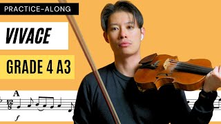 'Vivace' ABRSM Grade 4 Violin Exam A3 | Play Along