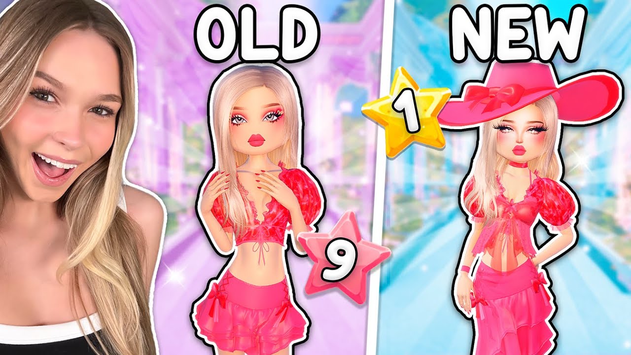 Recreating MY OLD OUTFITS in Dress to Impress