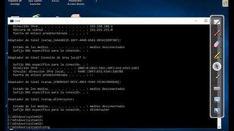 Hacer ping al router desde una consola de comandos o símbolo del sistema Windows