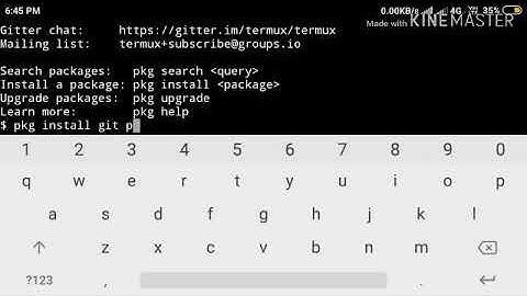 🔰Pkg install for termux git python python2🔰
