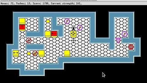xsok: Sokoban and Cyberbox clone for X Windows (and then some) (1994)