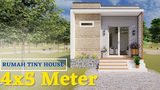 Tiny House With Tiny House Concept! Measuring 4x5 Meters With Complete Facilities