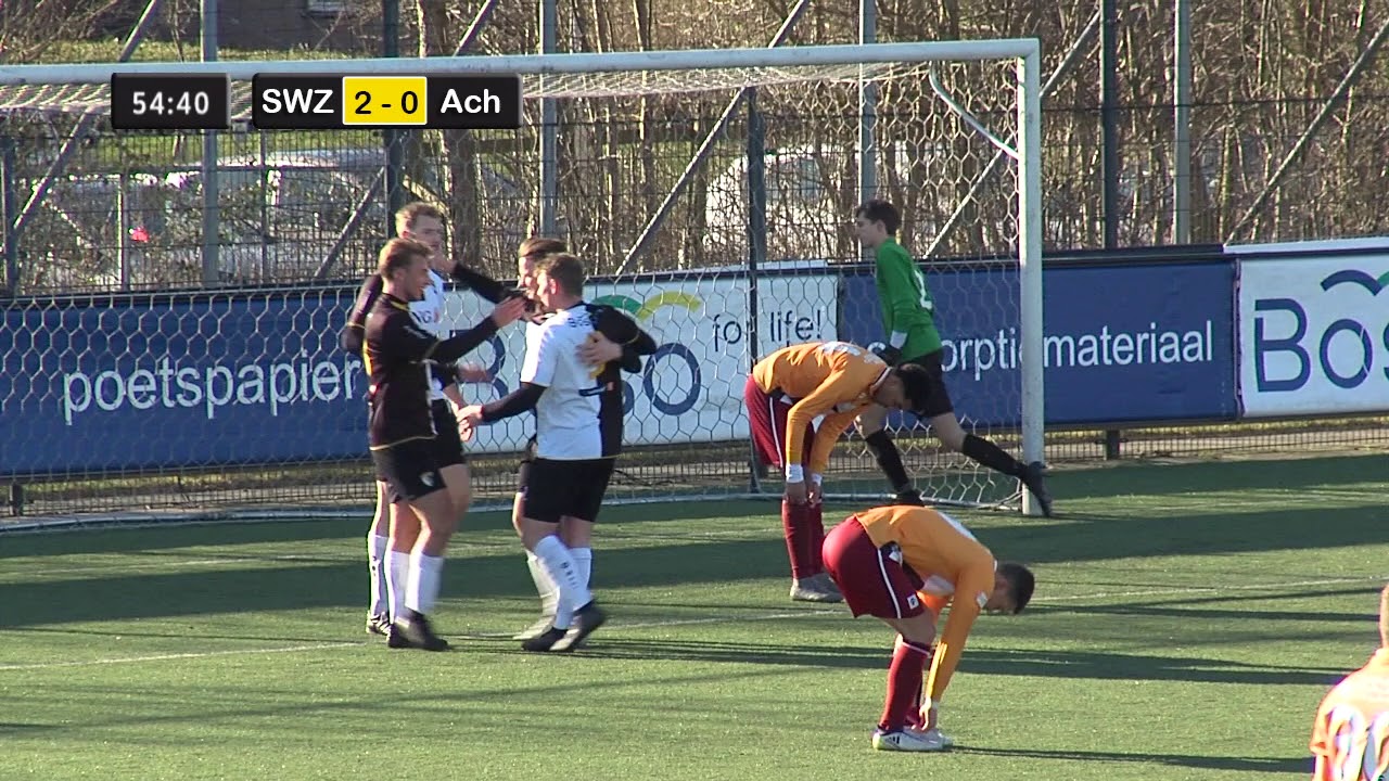 Samenvatting SWZ Boso Sneek Jong Achilles 29 25 Februari 2018 