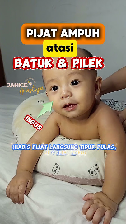 Pijat AMPUH atasi batuk pilek pada Bayi #pijatbayi #pijatpunggung #pijatbatuk #pijatflu