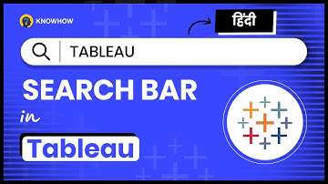 Create Search Bar in Tableau | Hindi