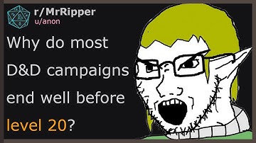 D&D Players, Why do most D&D campaigns end well before level 20? #dnd