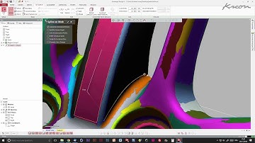 Reverse engineering of a car rim with Kreon Ace scanning arm and Geomagic DesignX