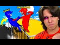 BRIGUEI COM O LIPAO EM CIMA DE UM CAMINHÃO A 350 KM/H!! (Gang beasts)