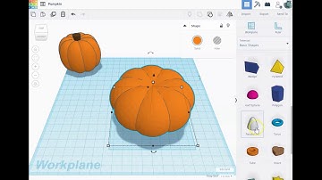 TinkerCAD   Pumpkin