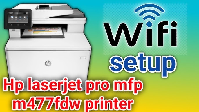 HP Color LaserJet Pro MFP M281fdw Printer Wireless Network Setup Tutorial -  YouTube | Multifunktionsdrucker