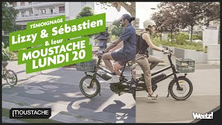 Moustache Lundi 20, vélo longtail et usage en couple à Strasbourg