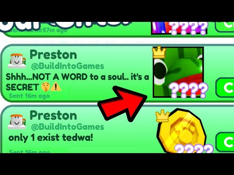 PRESTON GIFTED Me SECRET #1 TITANIC HIPPOLMELON CODE in Pet Simulator X