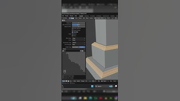 Model a Pillar in Under 1 Minute | Quick Blender Tutorial  #blender3d #blendertutorial#3danimation